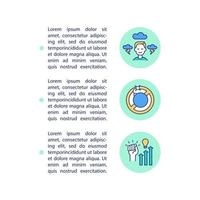 Stress management concept line icons with text vector