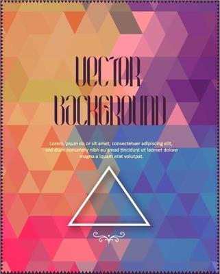 Vector background template design