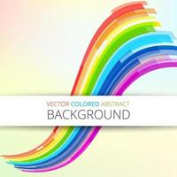 Rainbow abstract vector design