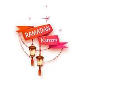 Ramadan kareem background design vector