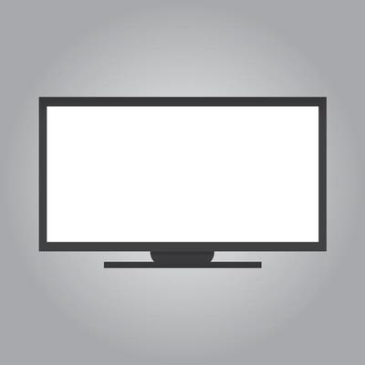 Stock Vector of Blank TV