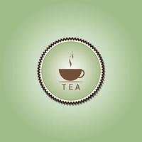 tea cup time concept design background vector