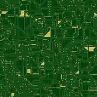 seamless vector circuits board background