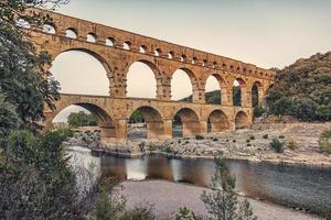 Pont du Gard in France, an UNESCO world heritage site photo