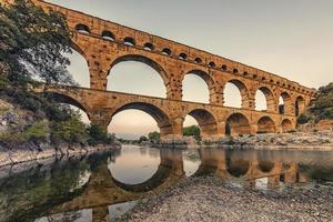 Pont du Gard in France, an UNESCO world heritage site photo