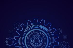 digital technology and engineering, digital telecoms concept, Hi-tech,futuristic technology background, vector illustration.