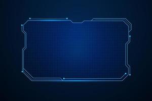 Sci fi futuristic user interface, HUD template frame design, Technology abstract background