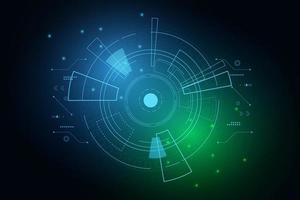 Sci fi futuristic user interface, HUD, Technology abstract background , Vector illustration.