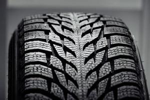 close up of Car tire wheel profile structure. selective focus photo