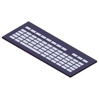keyboard device icon vector