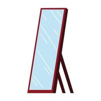 square mirror furniture vector