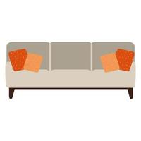 sofa cushions furniture vector