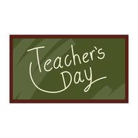 teachers day chalkboard vector