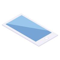 smartphone gadget technology icon isometric style vector