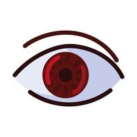 cyber surveillance eye vector