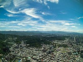 Aerial view of Taipei in Taiwan