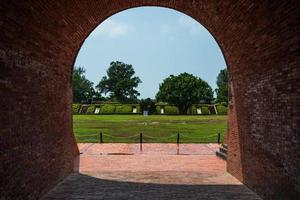 View on a fort in Tainan in Taiwan photo