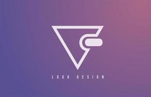 V letra del logotipo del alfabeto para negocios y empresa con estilo geométrico y color pastel. brading corporativo y rotulación de iconos con diseño azul simple vector
