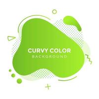 Modern liquid abstract element graphic gradient flat style design fluid vector colorful illustration