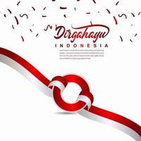 Indonesia Independence Day Celebration Creative Design Illustration Vector Template