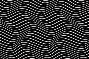 Lines in modern style Line art minimalist print Pattern geometric style Black and white vector illustration
