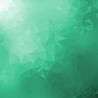 Green gradient low poly triangles shape abstract background, trendy dynamic design background