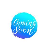 Coming Soon vector banner