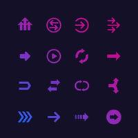 arrows set, vector design elements