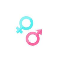 iconos de género, vector