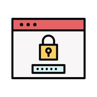 Password Locked Icon vector