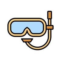 Diving Mask Icon vector