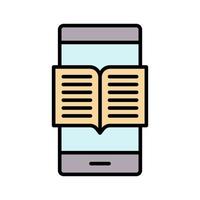 Online Book Icon vector