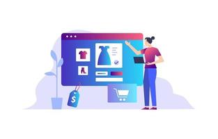 Sell Your Product Online vector