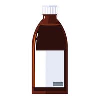 medicine bottle isolated vector