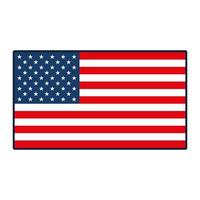 american national flag vector