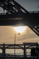 Tyne and High Level Bridges in Newcastle, England photo