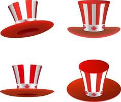 canada day hats vector