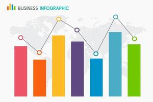 Bar graph vector