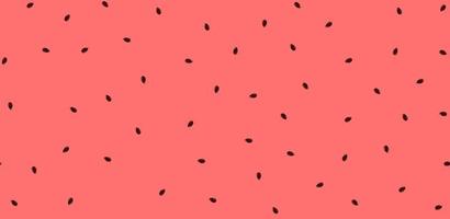 Summer Flat Seamless pattern Background with watermelon. Vector Illustration