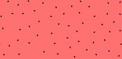 Summer Flat Seamless pattern Background with watermelon. Vector Illustration