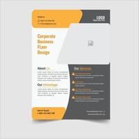 corporate flyer design vector