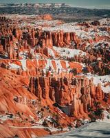 Bryce Canyon National Park in the winter time in Utah, USA