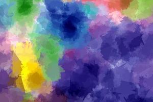 Abstract colorful watercolor background vector