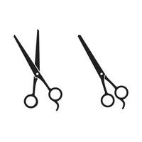 Professional hair scissor icon set vector
