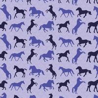 Horse seamless pattern vector image