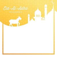 Eid Al Adha illustration vector graphic of good for islamic day, eid mubarak, eid fitr, greeting card, background. Eps 10