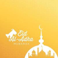 Eid Al Adha illustration vector graphic of good for islamic day, eid mubarak, eid fitr, greeting card, background. Eps 10