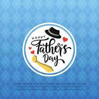 Happy Father's Day illustration vector graphic of good for greeting card, sale, typography, Background. Fathers day holiday
