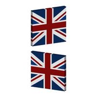 Great Britain Flag On Background vector