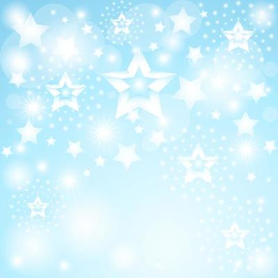 Elegant Light Blue Stars Background